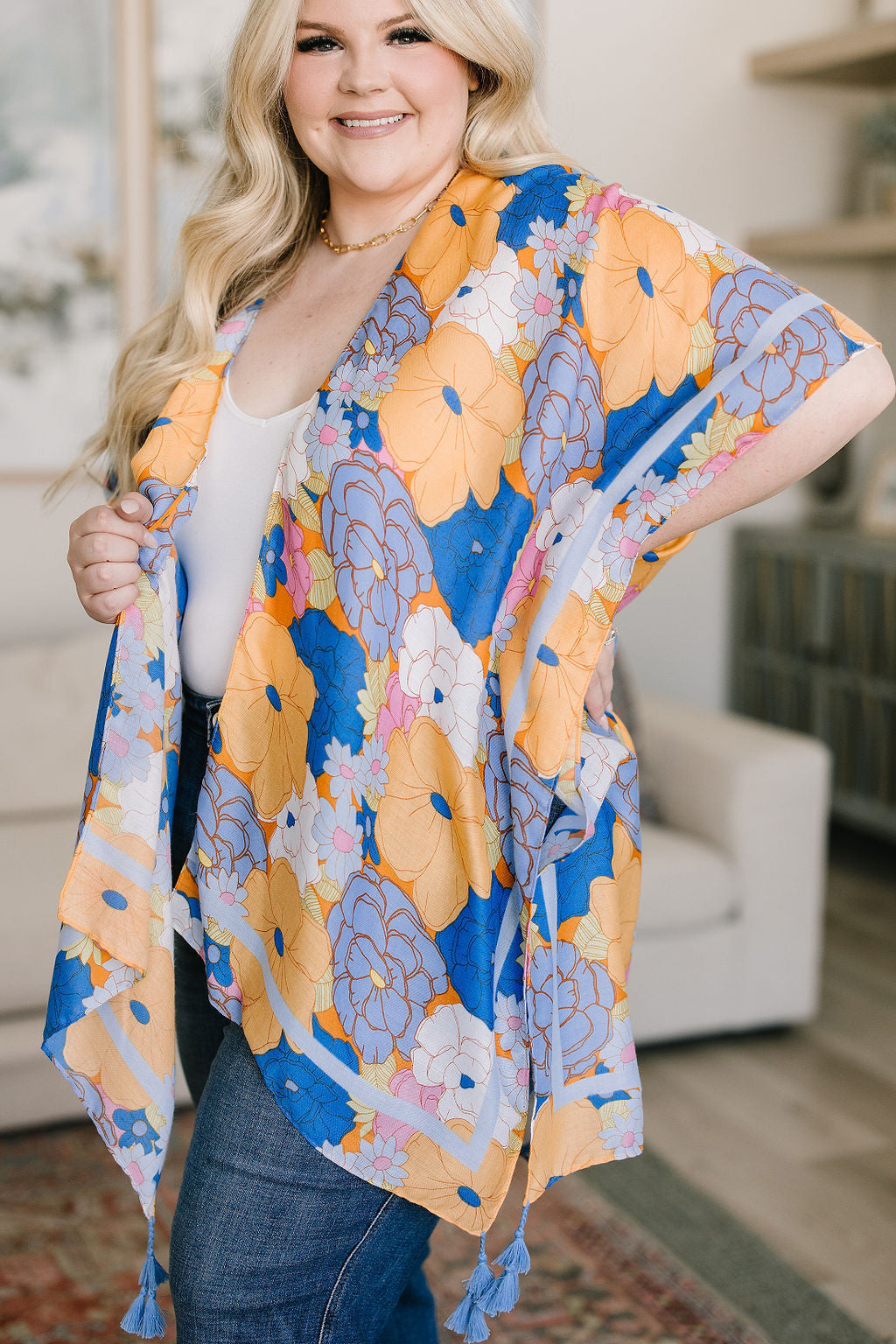 Womens - Island Living Floral Kimono