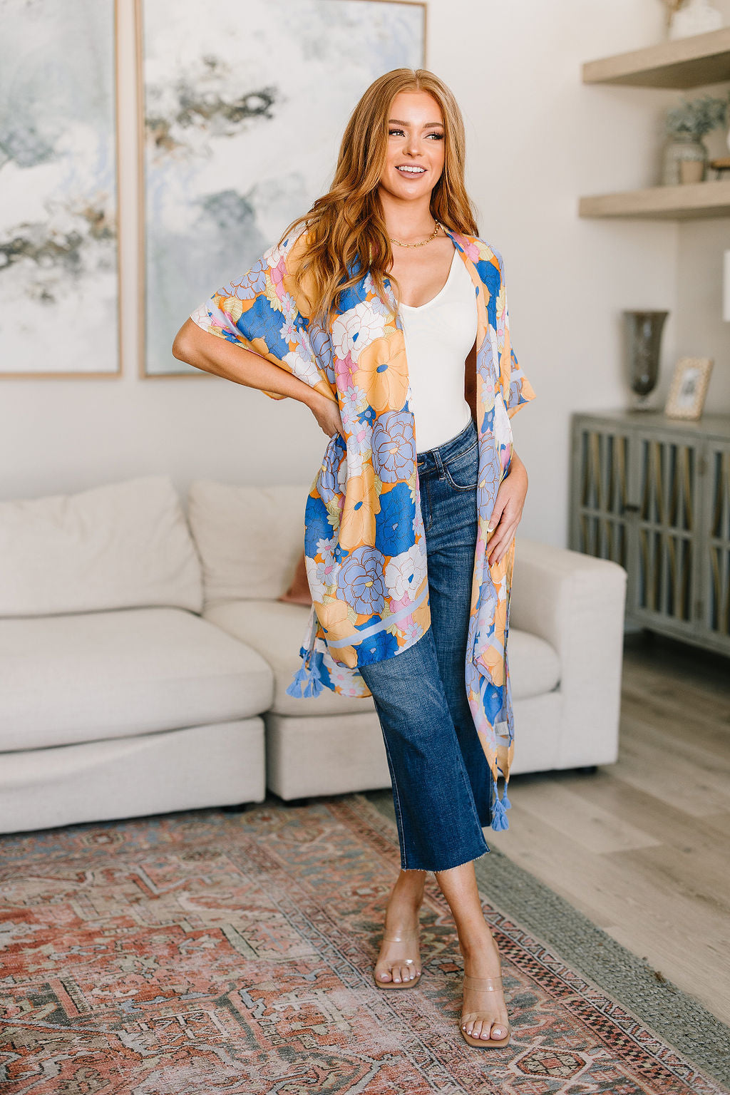 Womens - Island Living Floral Kimono