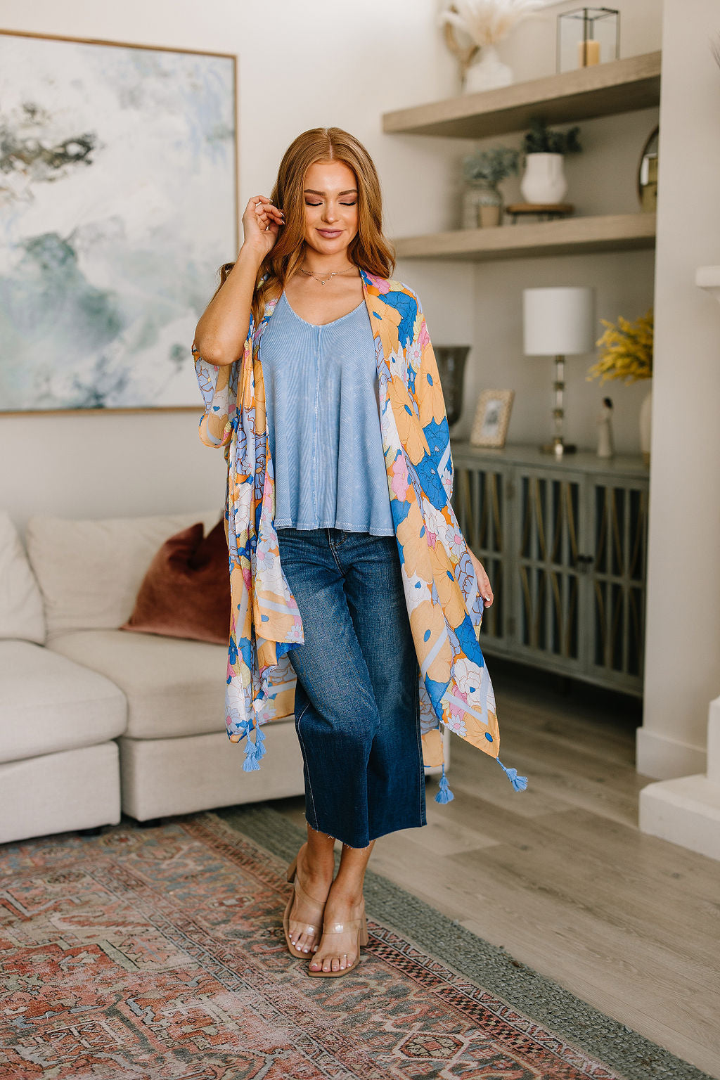 Womens - Island Living Floral Kimono