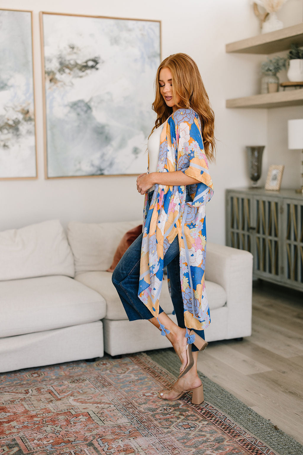 Womens - Island Living Floral Kimono