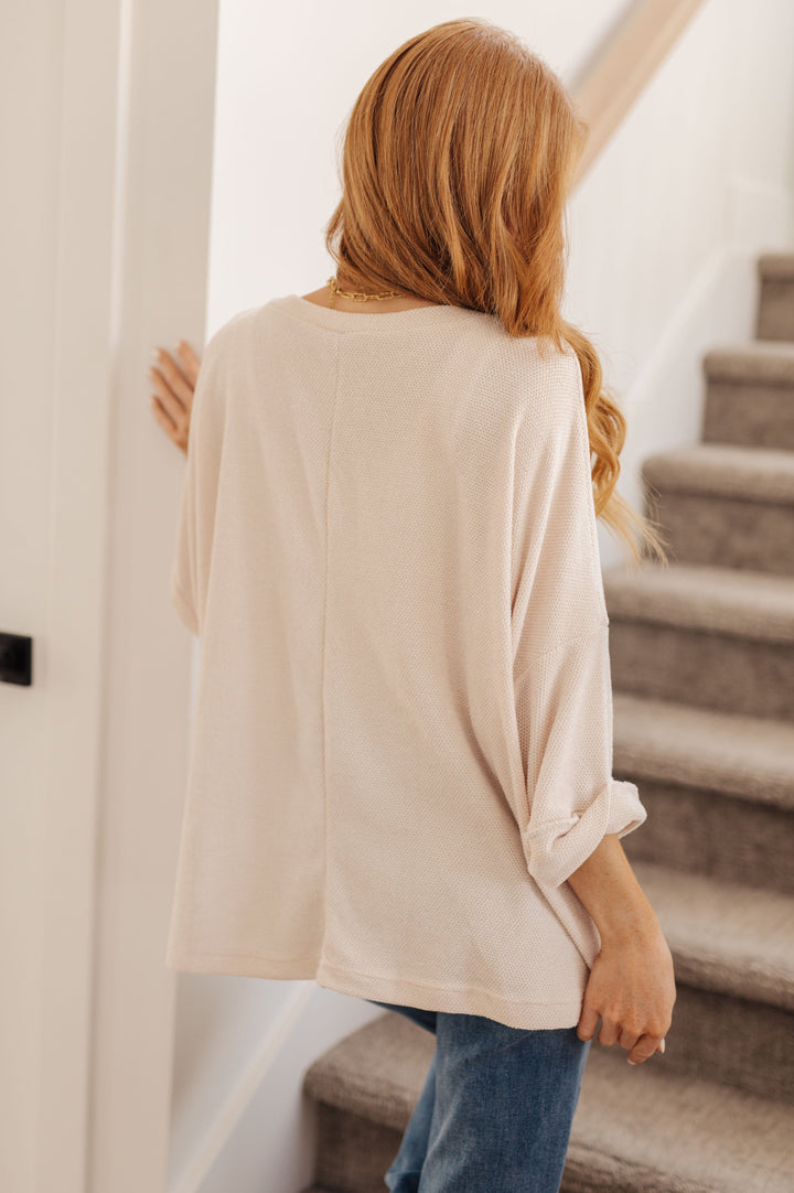 Womens - Ivory Thoughts Chenille Blouse