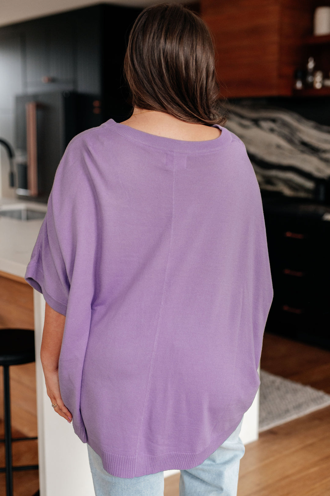 Womens - Lilac Whisper Dolman Sleeve Top