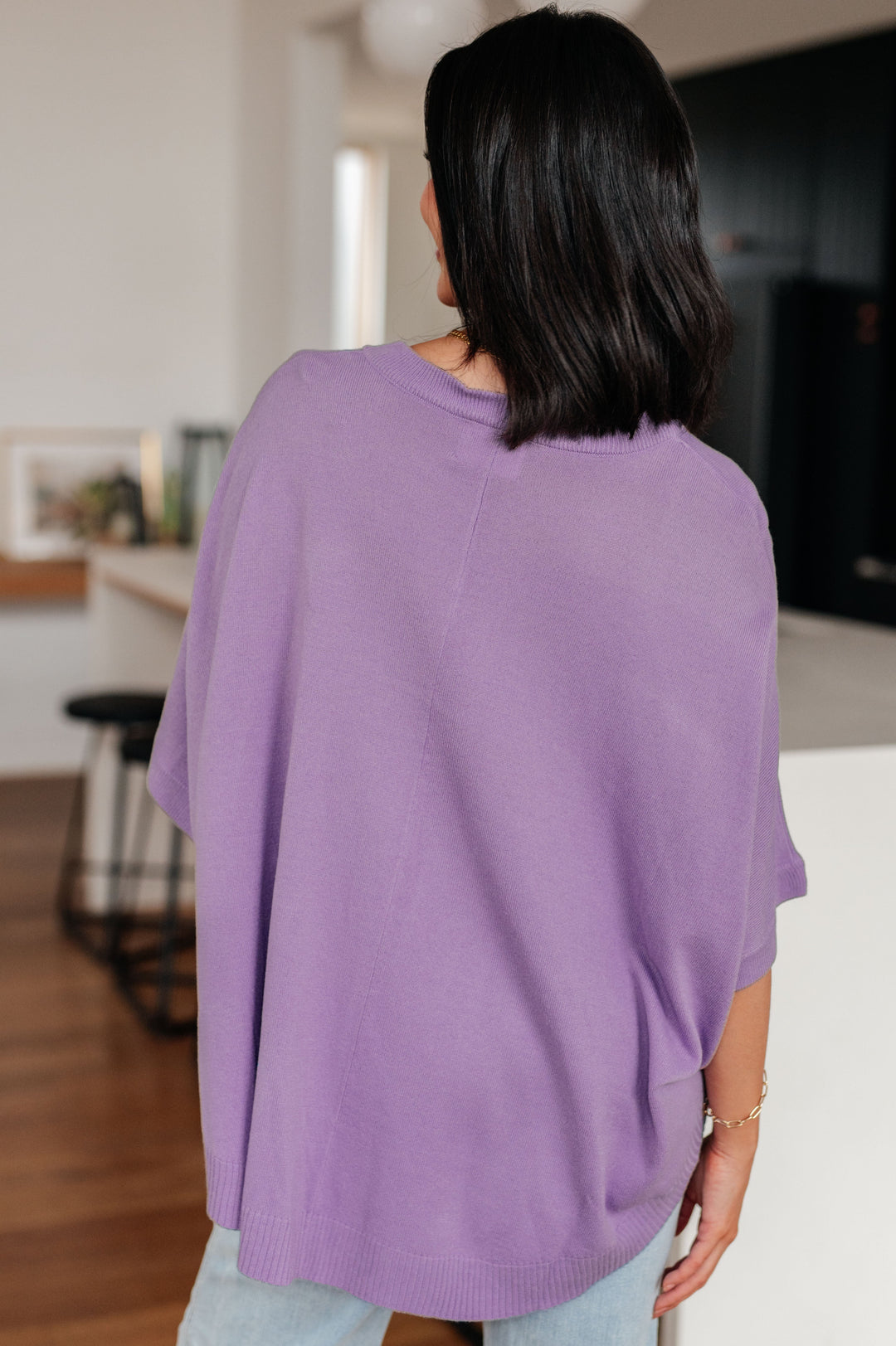 Womens - Lilac Whisper Dolman Sleeve Top