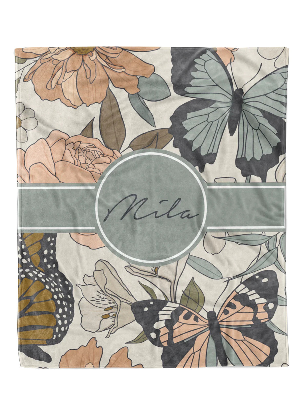 Womens - PREORDER: Butterflies Custom Minky Blanket