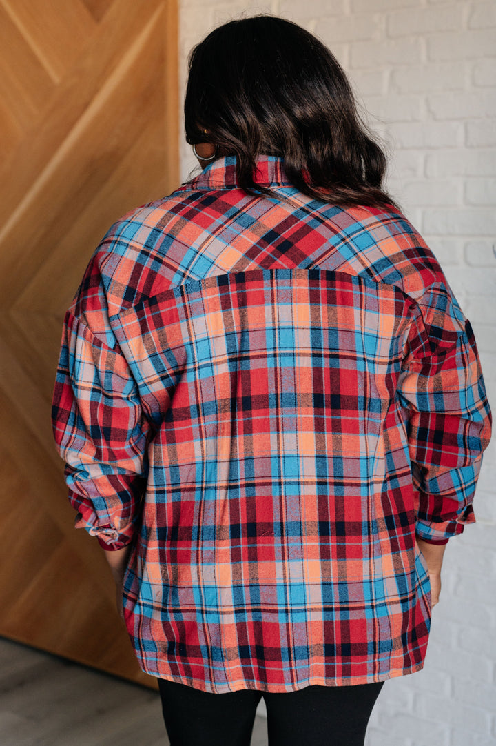 Tops - Make It Make Sense Plaid Button Up