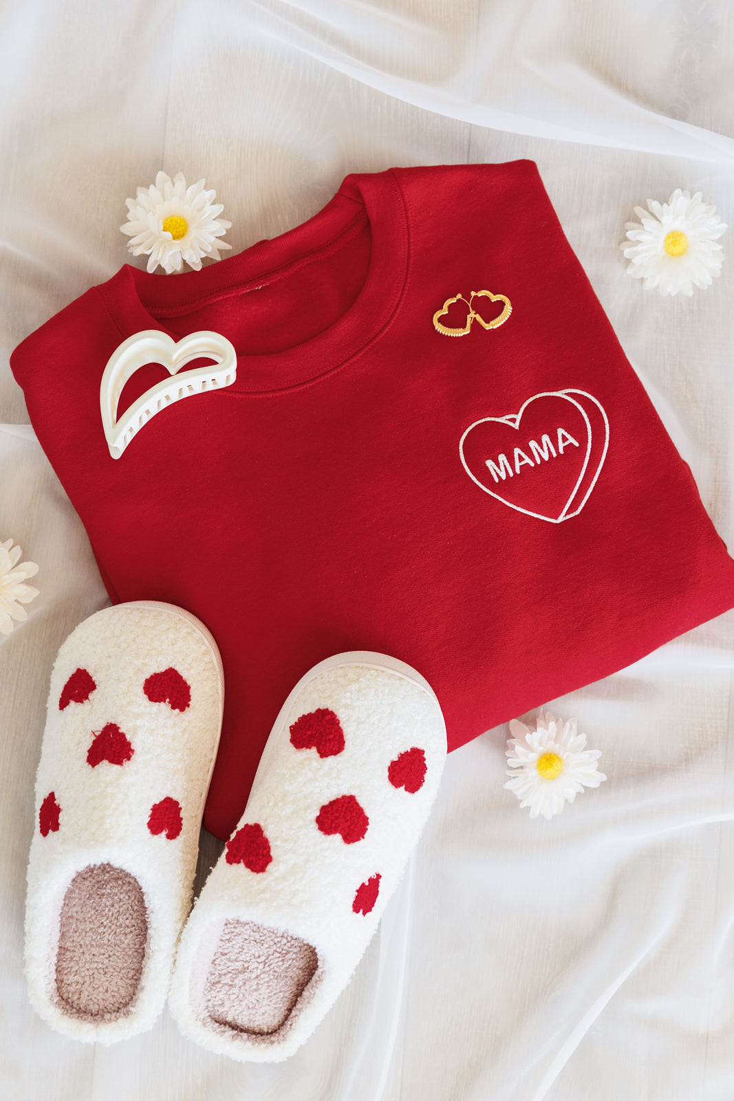 Womens - PREORDER: Matching Mama Embroidered Sweatshirt