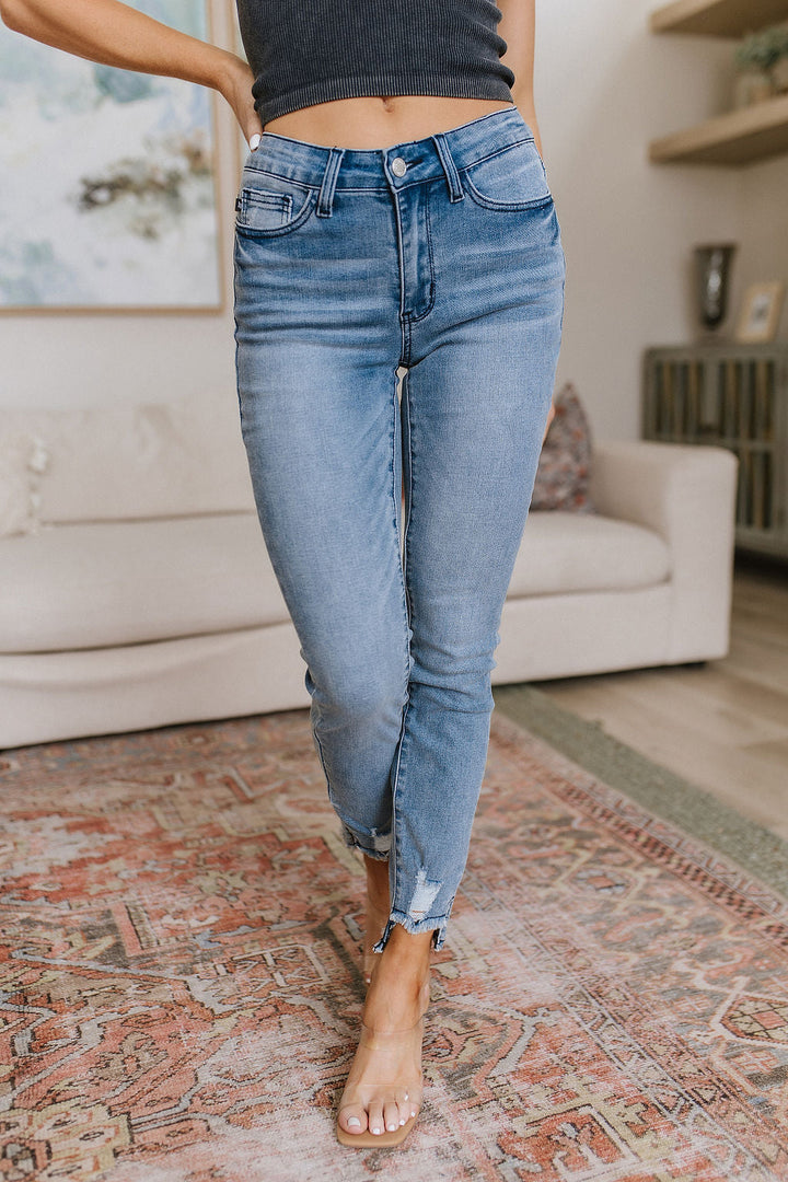 Womens - Mariah Mid Rise Cool Relaxed Jeans