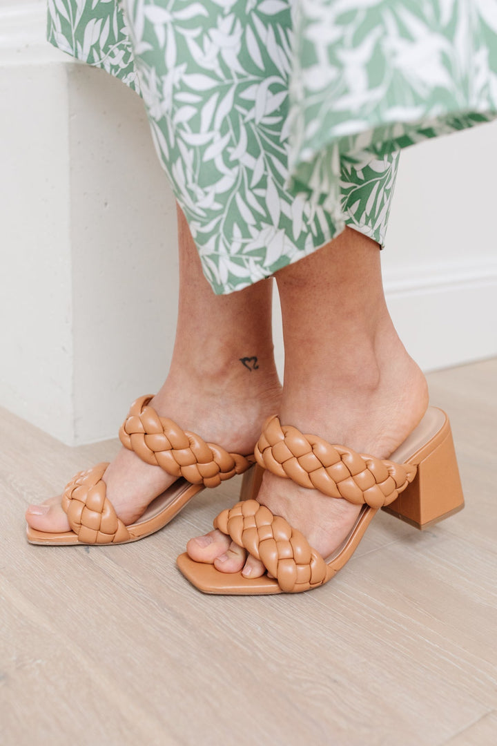 Womens - Maya Braided Heels In Tan