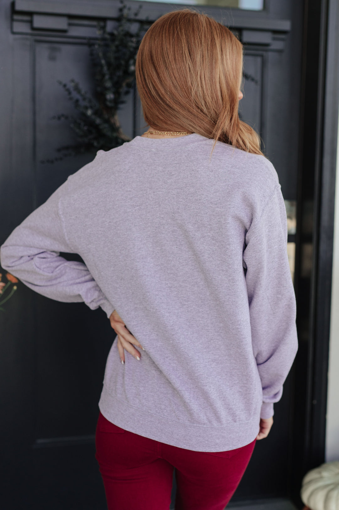 Womens - Merry Christmas Sweatshirt In Grey