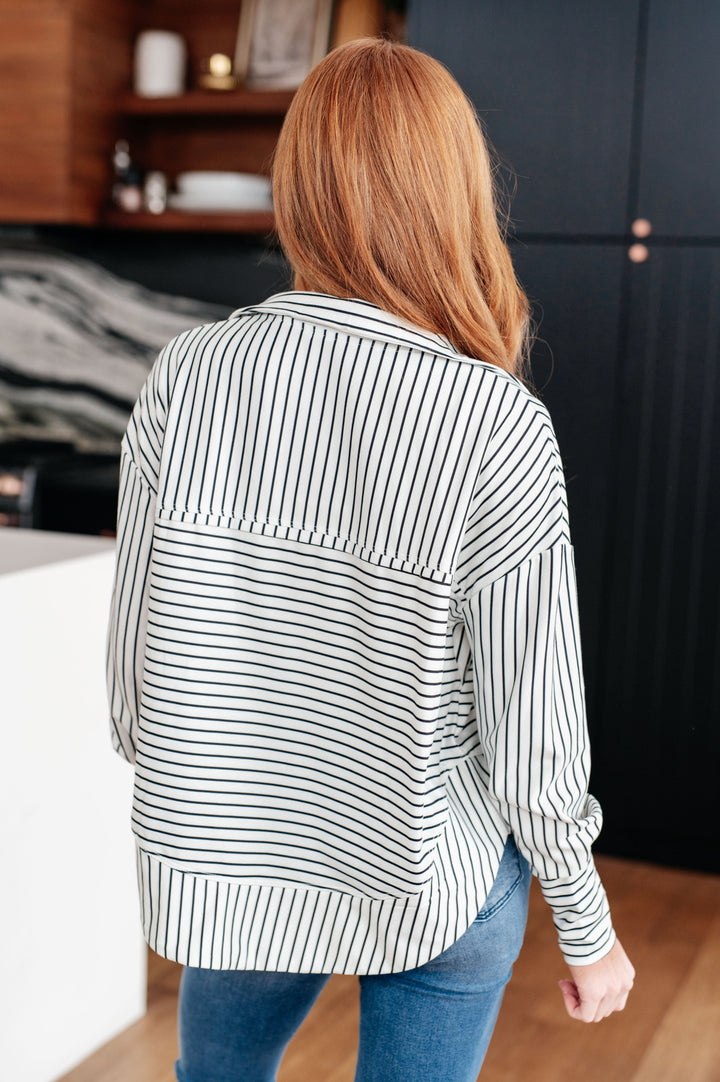 Womens - Striped Serendipity Pullover