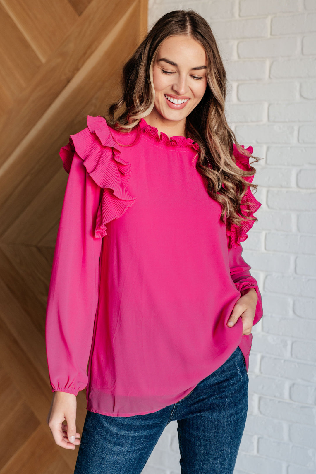 Tops - My Good Graces Ruffled Top