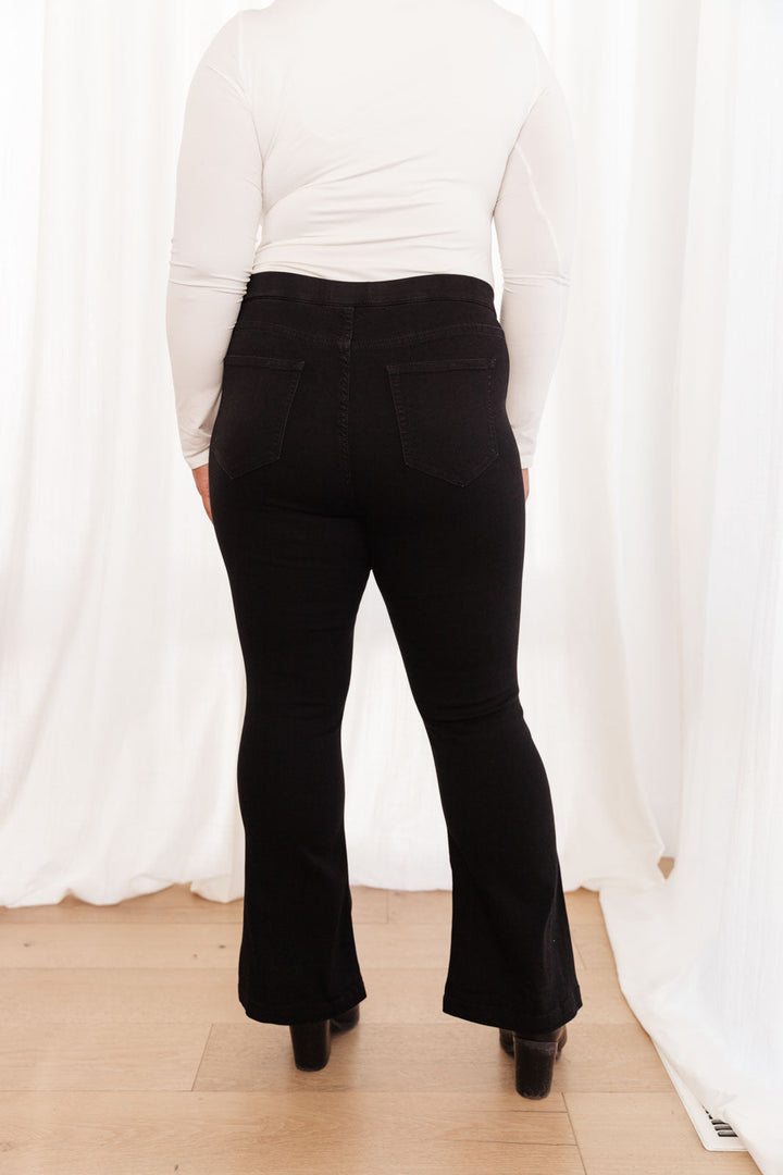 Womens - Next Level Black Flare Jeans