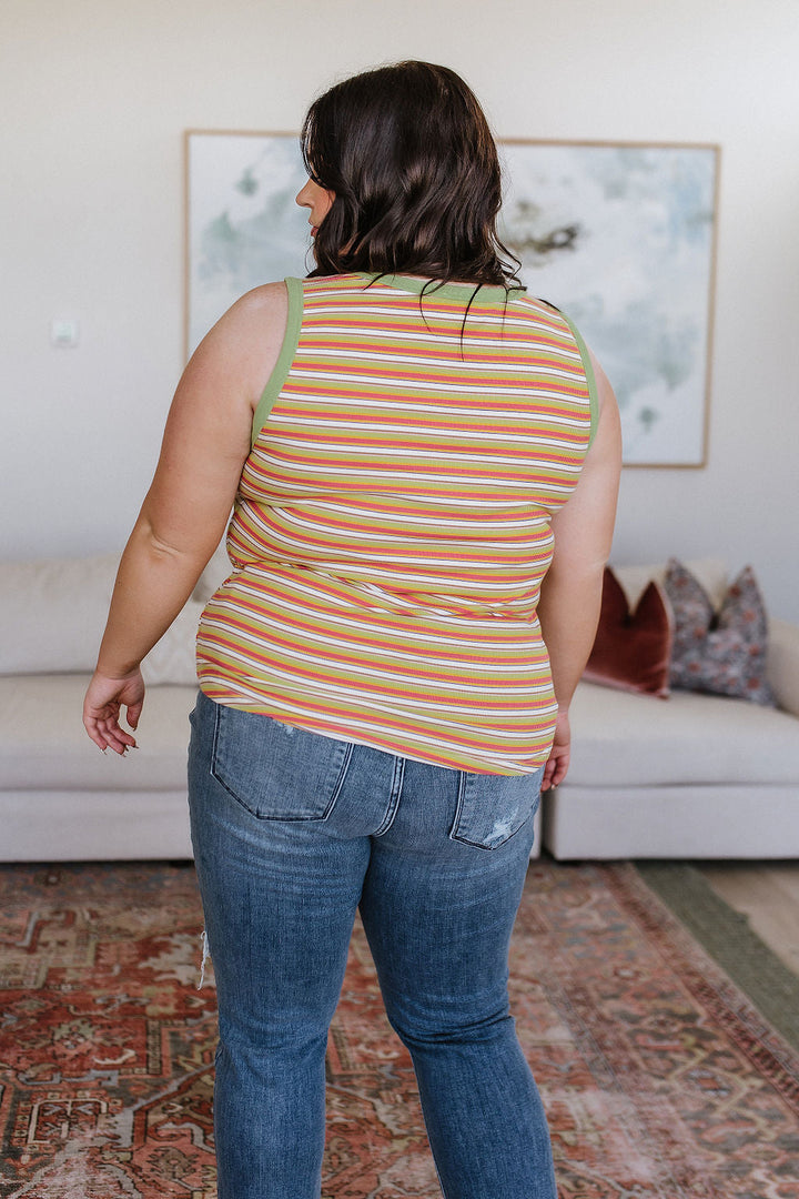 Tops - Now And Forever Striped Tank