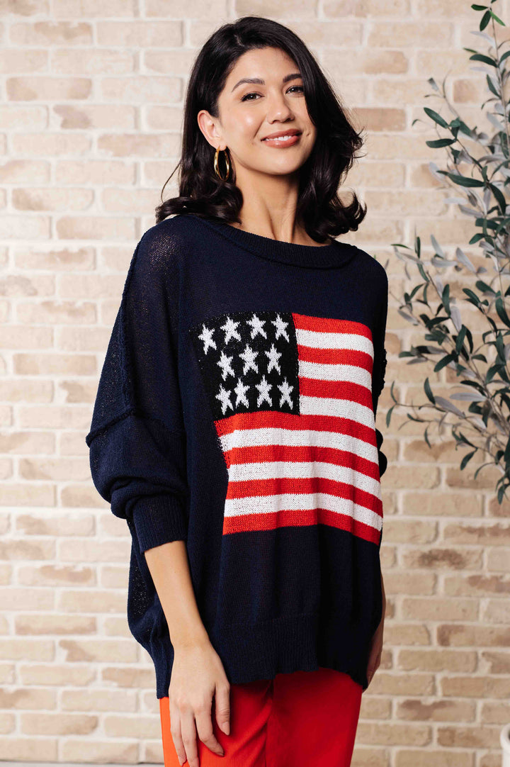 Tops - Oh Say Can You See Lightweight Pullover