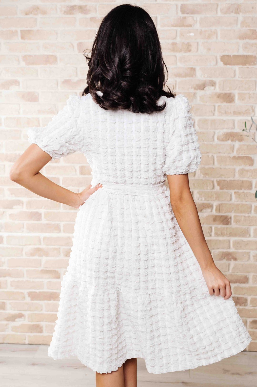 Womens - On Cloud Nine Bubble Midi Dress