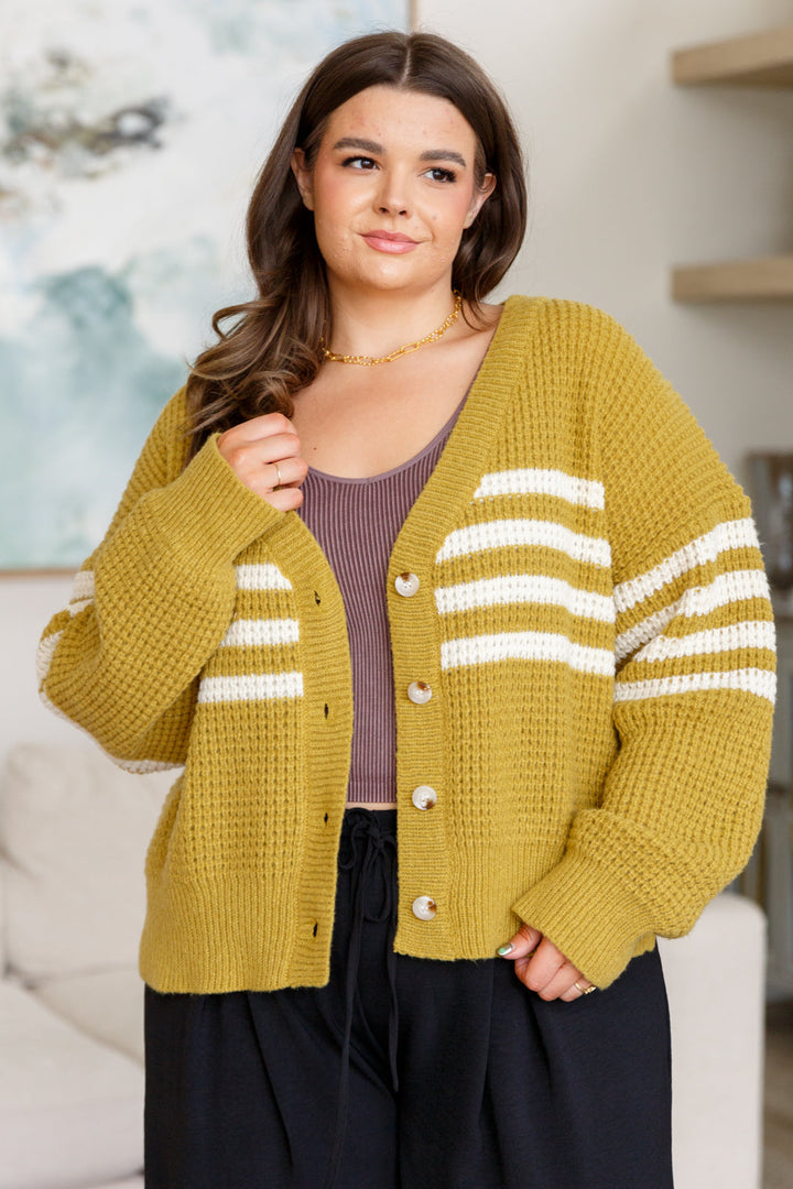 Womens - On Top Of The World Striped Cardigan