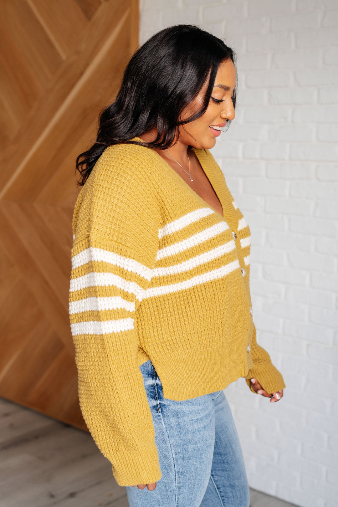 Layers - On Top Of The World Striped Cardigan