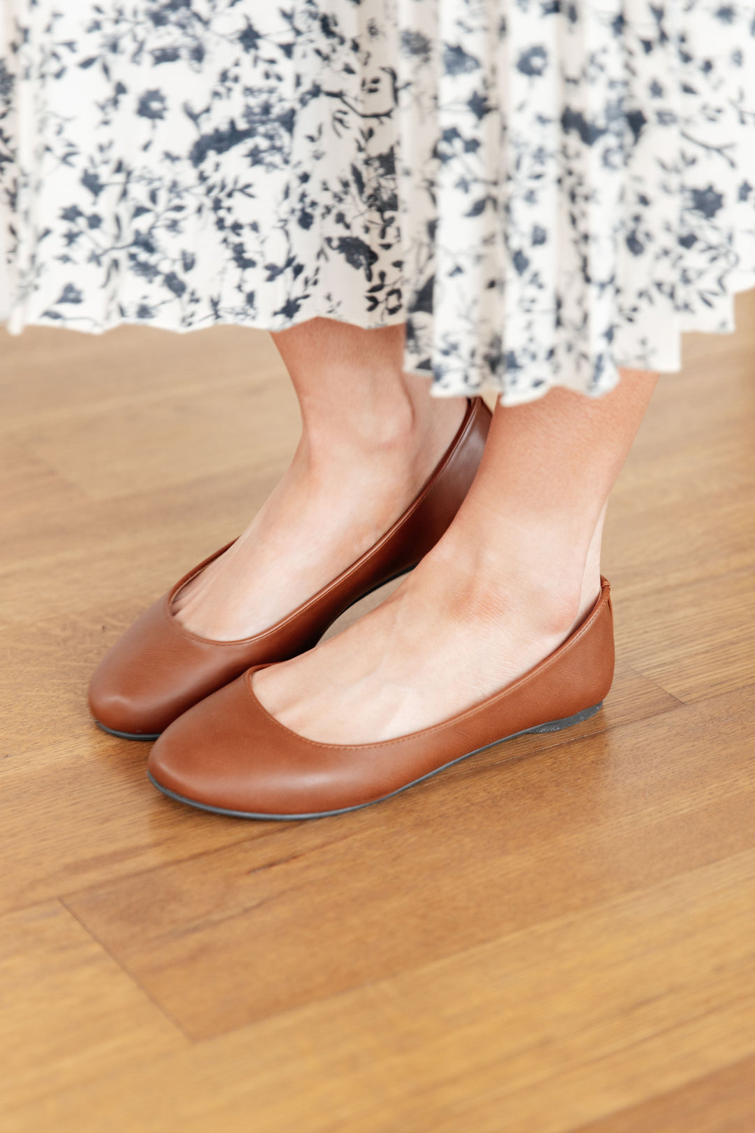 Womens - On Your Toes Ballet Flats In Camel