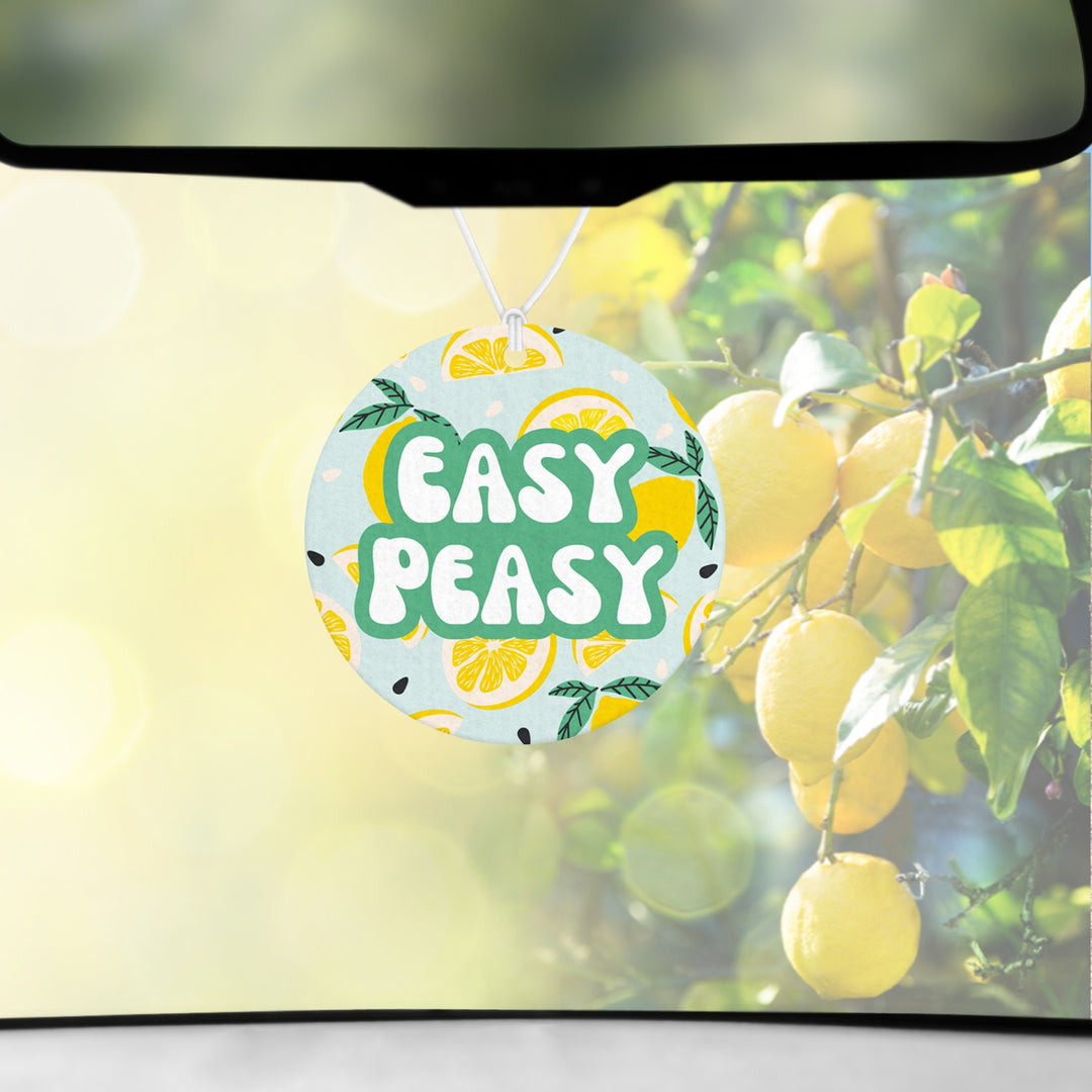 Car Freshie - Easy Peasy Re-Scentable Car Freshener