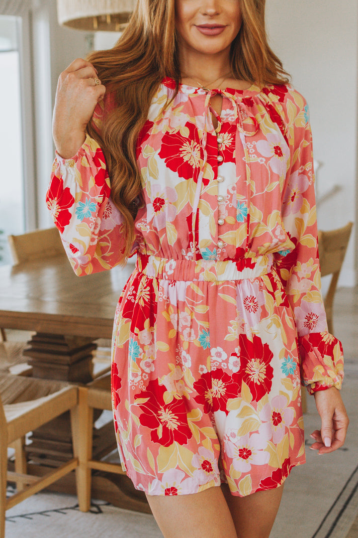 Womens - Rare Beauty Floral Romper