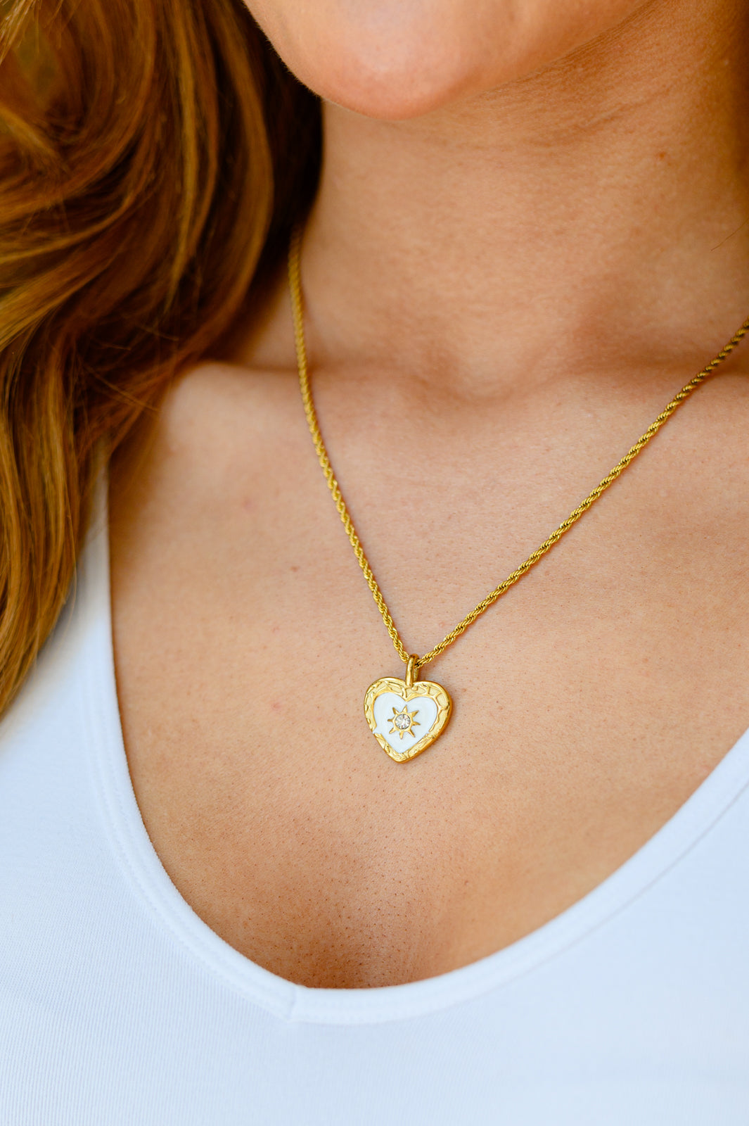 Womens - Sacred Heart Pendant Necklace