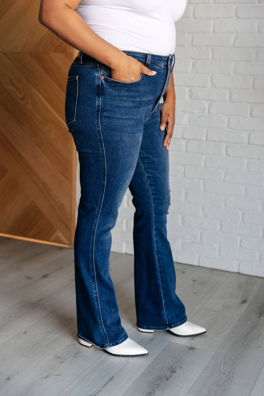 Womens - Santana High Rise Control Top Bootcut Jeans