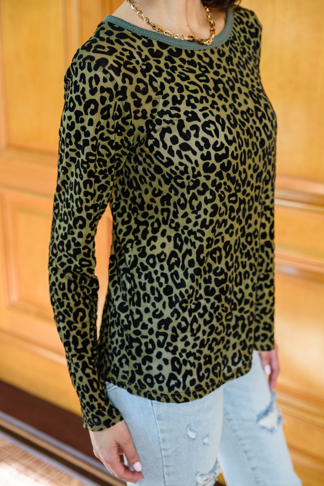 Womens - Sass Of It All Animal Print Top