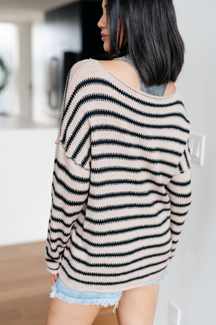 Womens - Self Assured Striped Sweater