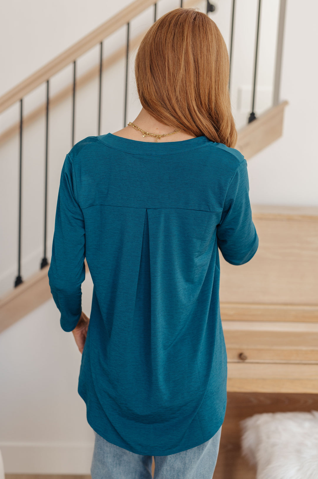 Womens - So Outstanding Top In Teal