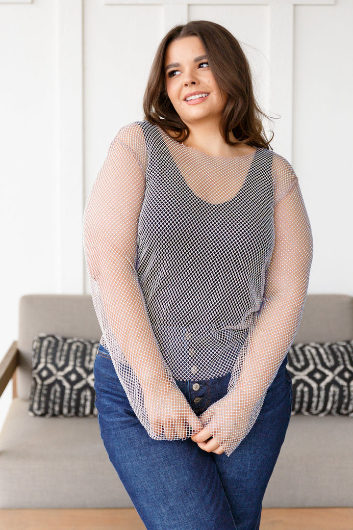 Womens - Something To Love Mesh Top