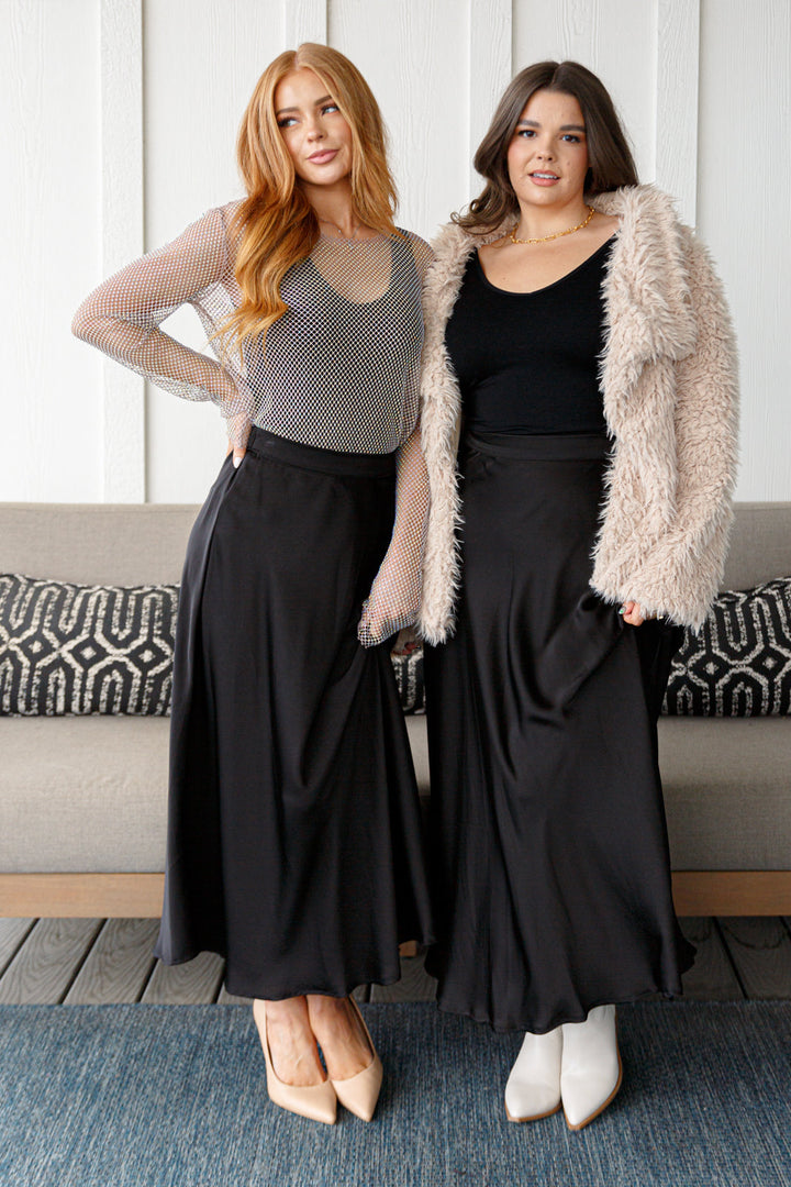 Womens - Timeless Tale Maxi Skirt In Black