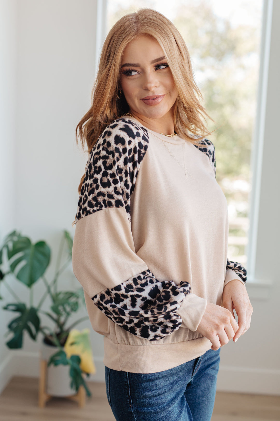 Womens - Sometime Safari Animal Print Top