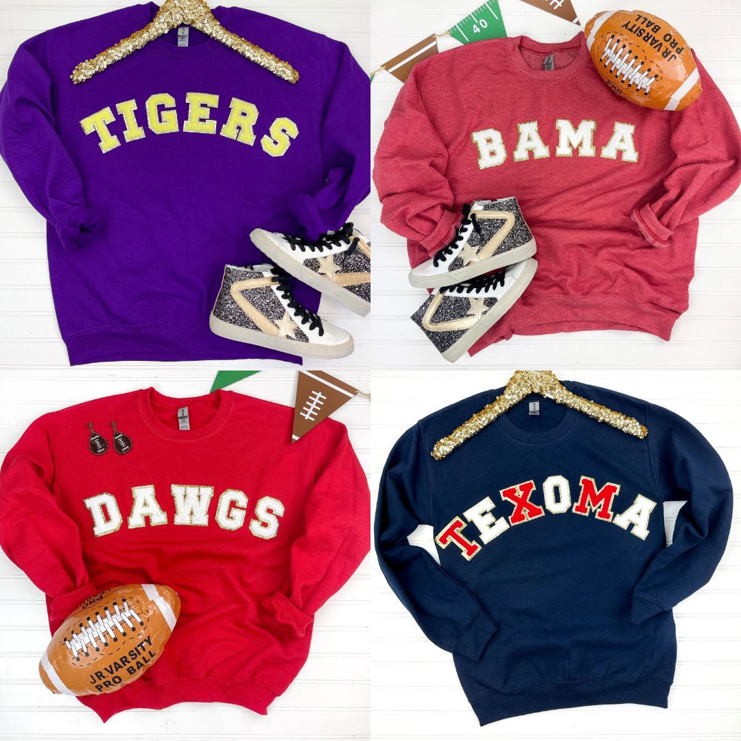 Womens - Game Day Patch Sweatshirt