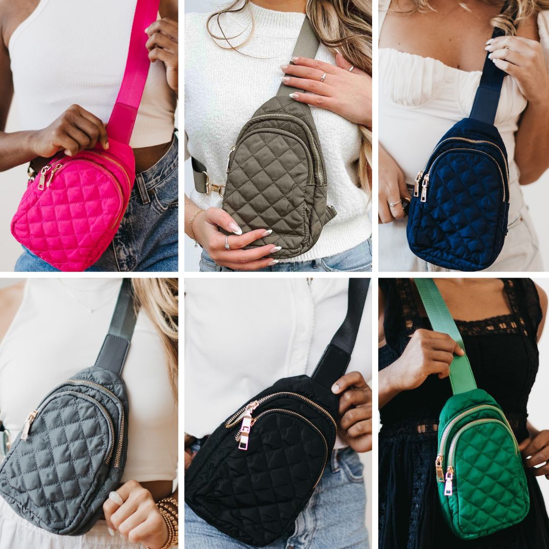 Womens - PREORDER: Penelope Puffer Bum Bag In Six Colors
