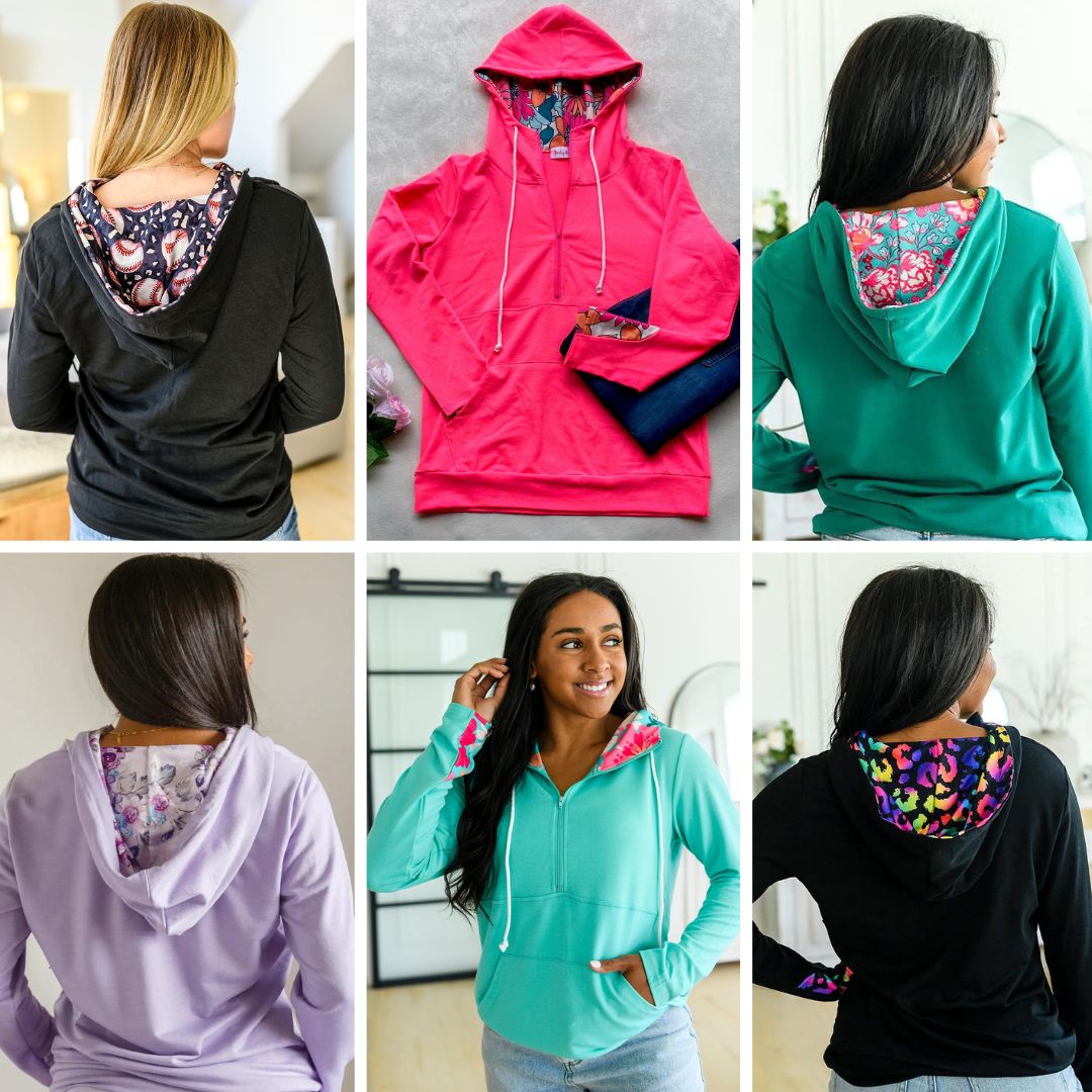 Womens - PREORDER: Audre Half Zip Hoodie In Six Colors