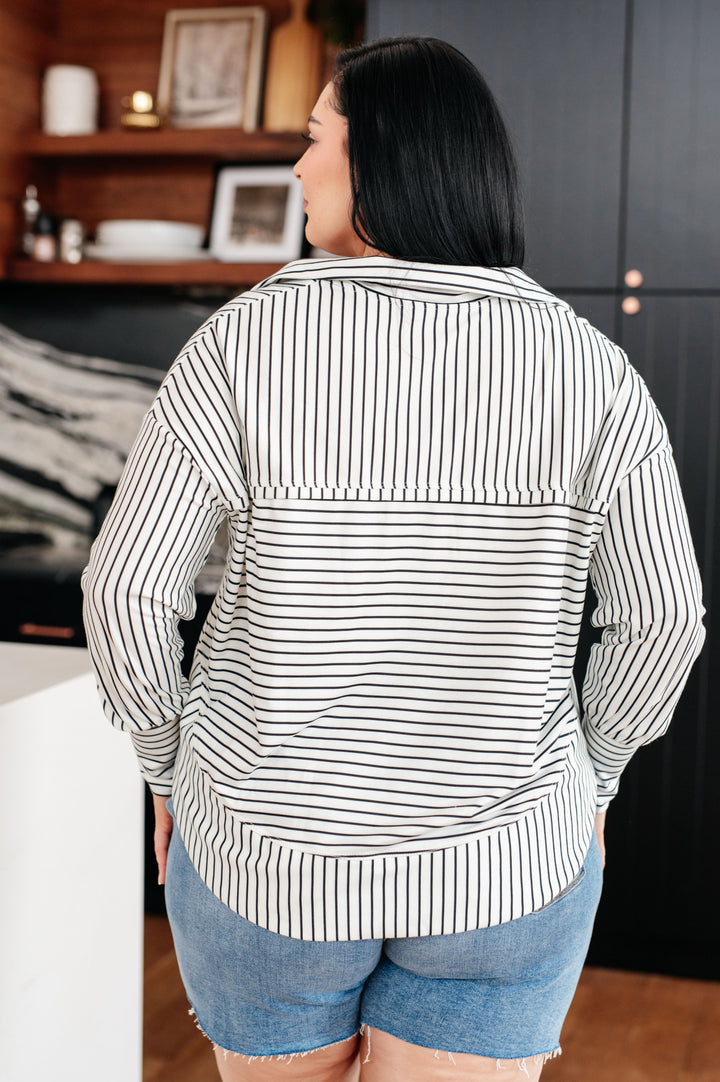 Womens - Striped Serendipity Pullover