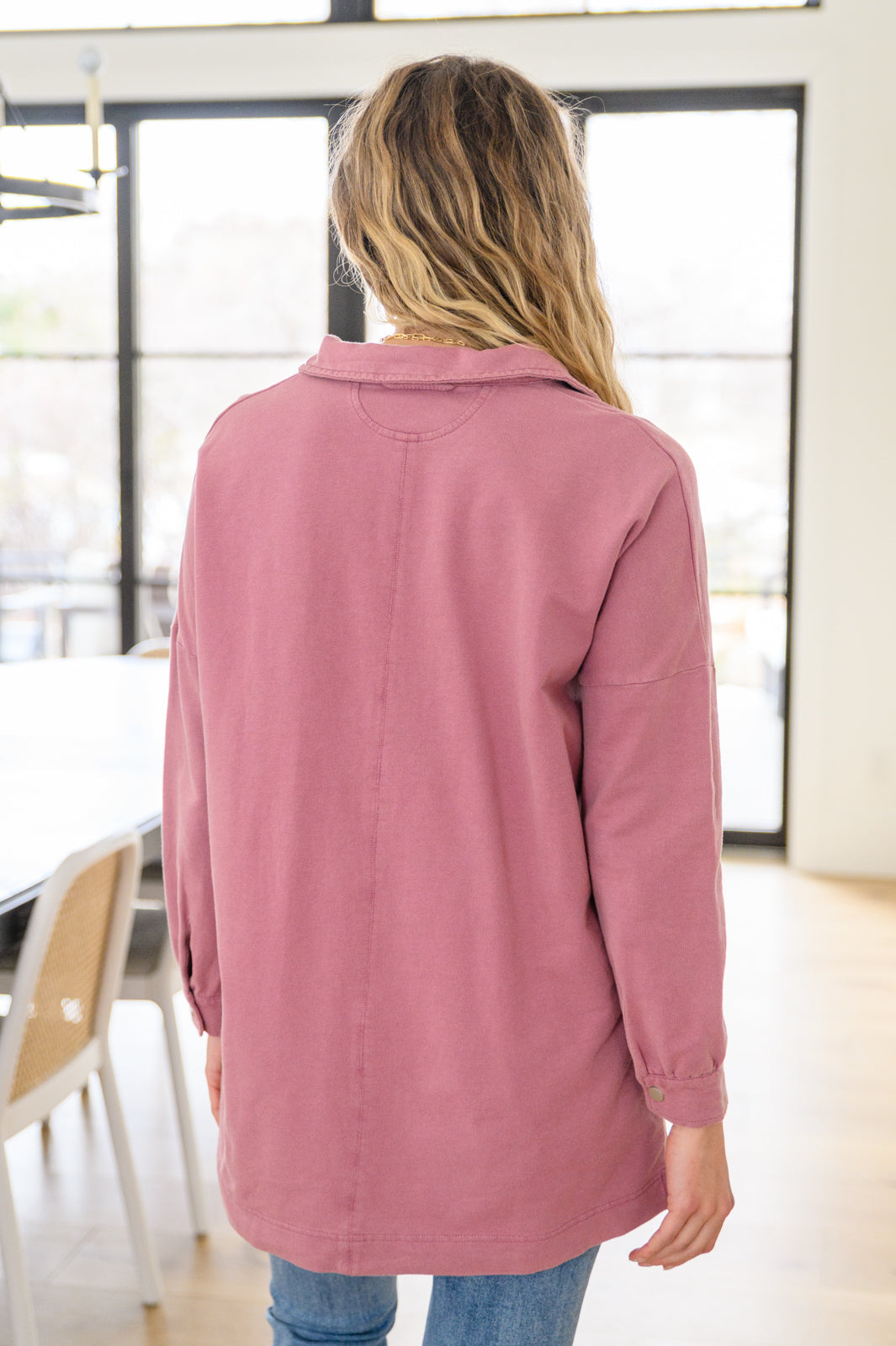 Womens - Sweet Crush Collar Pullover In Mauve