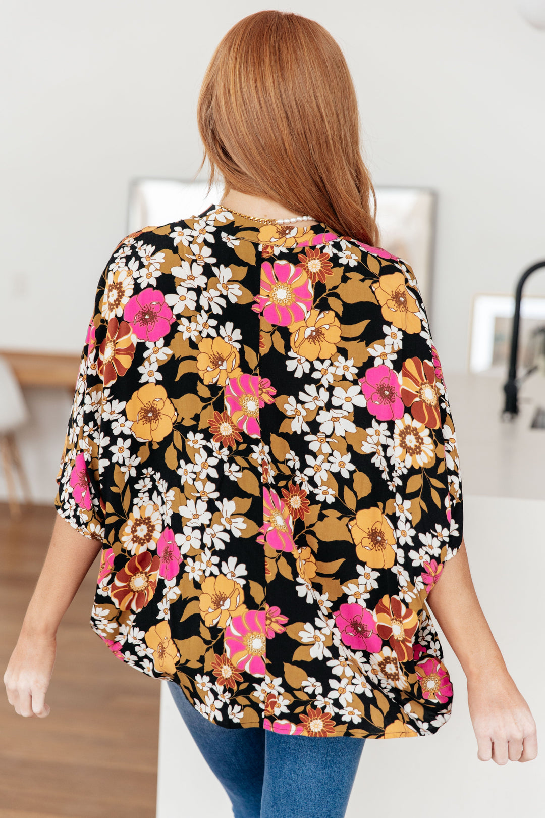 Womens - Take Another Chance Floral Print Top