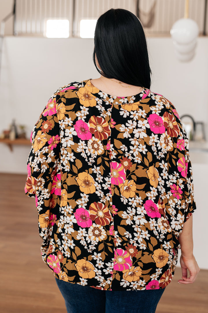 Womens - Take Another Chance Floral Print Top