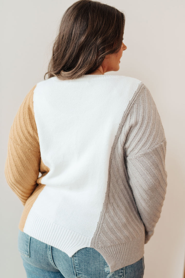 Womens - This, That, And The Other Color Block Sweater