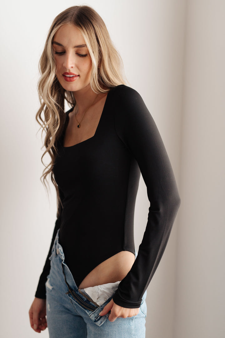 Womens - Too Good To Be True Bodysuit In Black