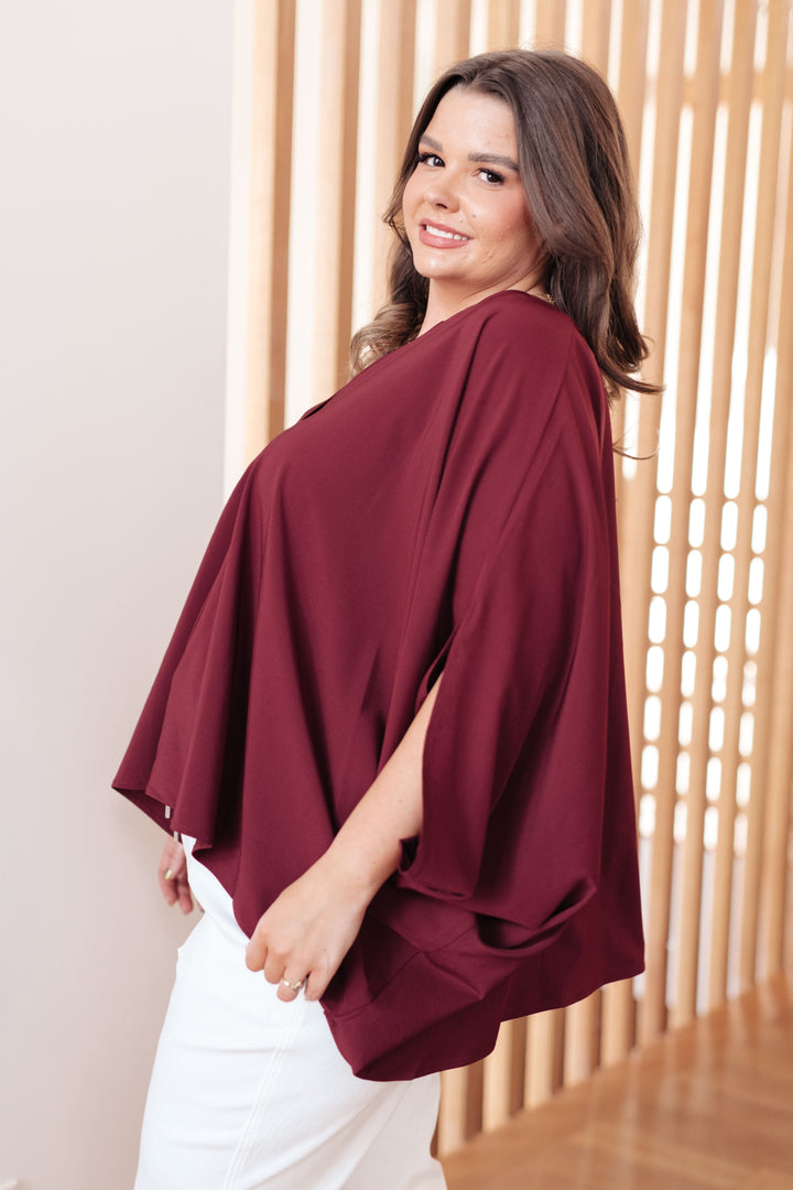 Womens - Universal Philosophy Blouse In Wine