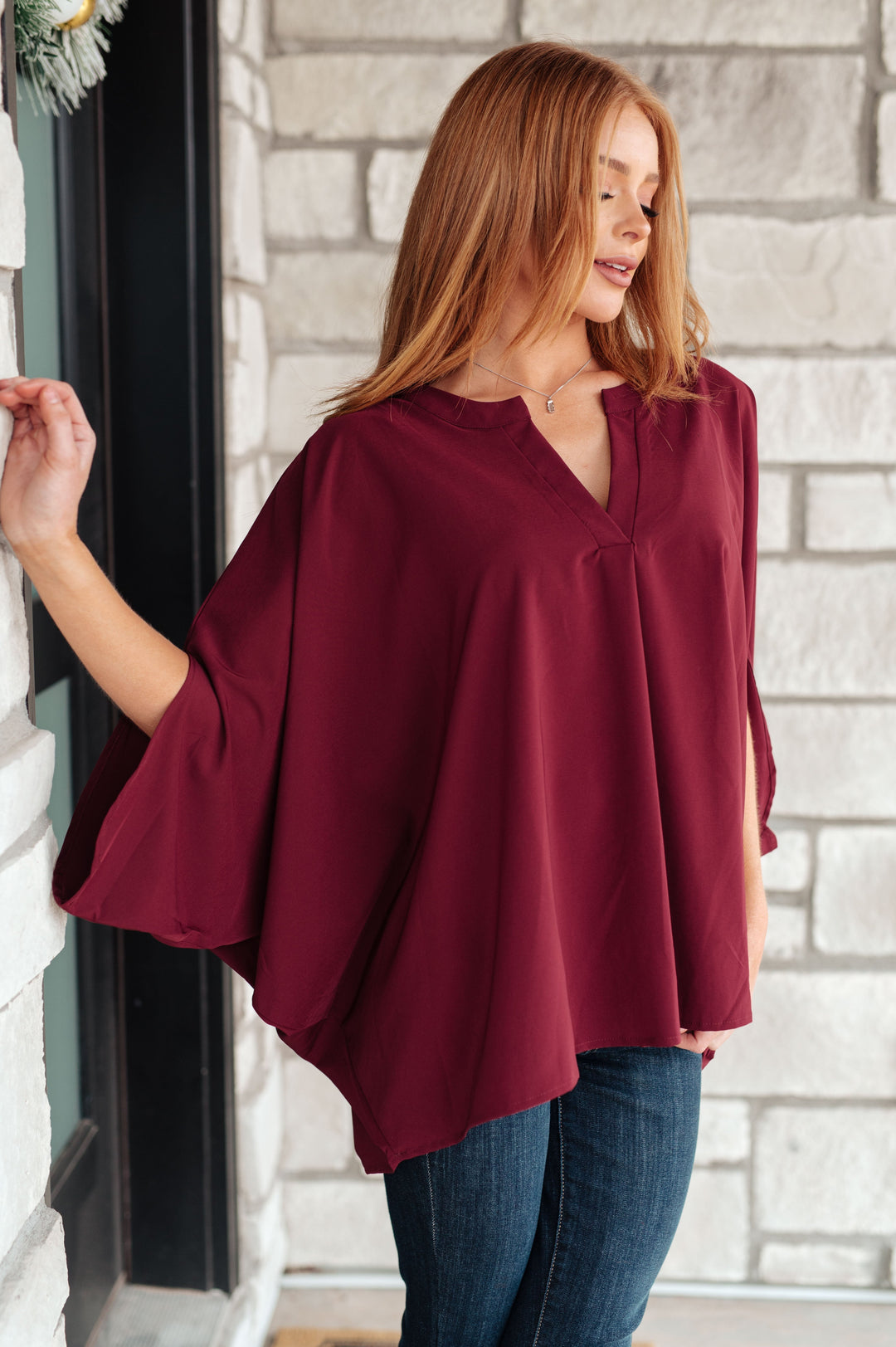 Womens - Universal Philosophy Blouse In Wine