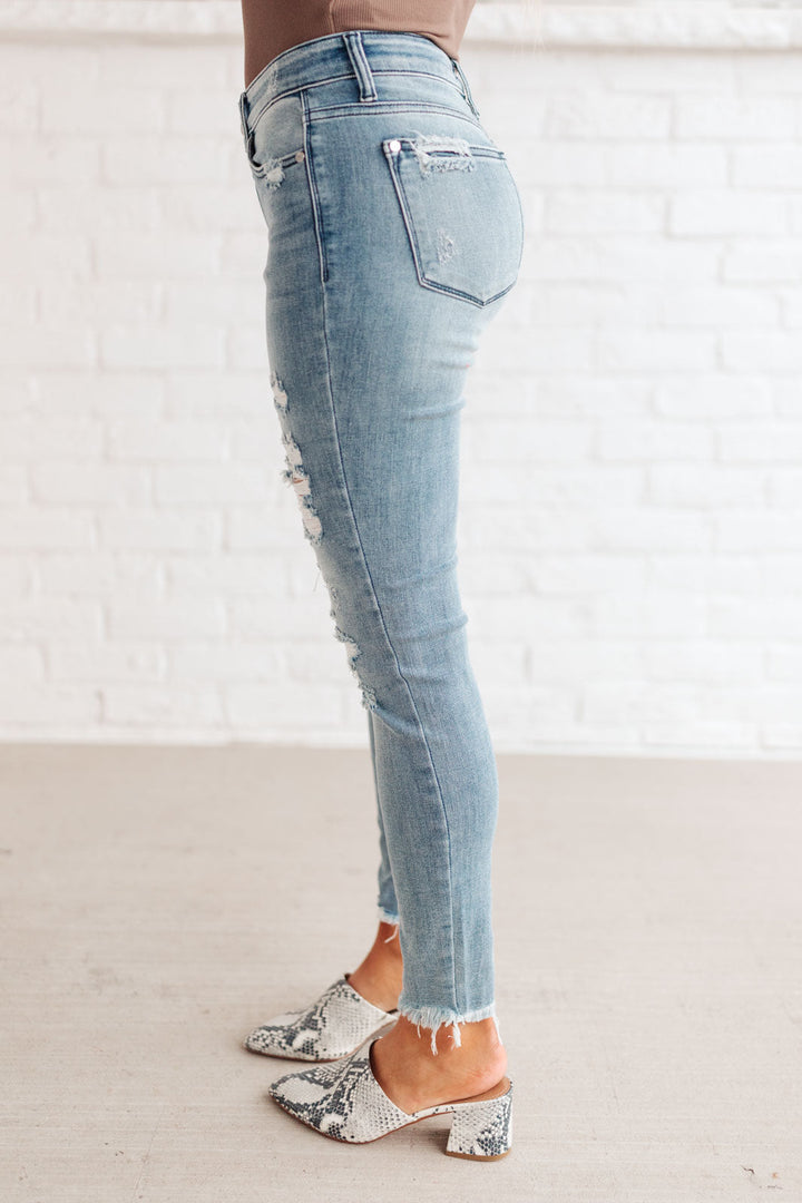 Womens - Washed Winter Skies Jeans