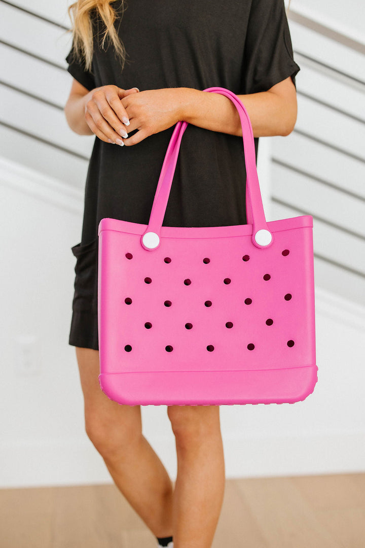 Womens - Waterproof Tote Bag In Pink