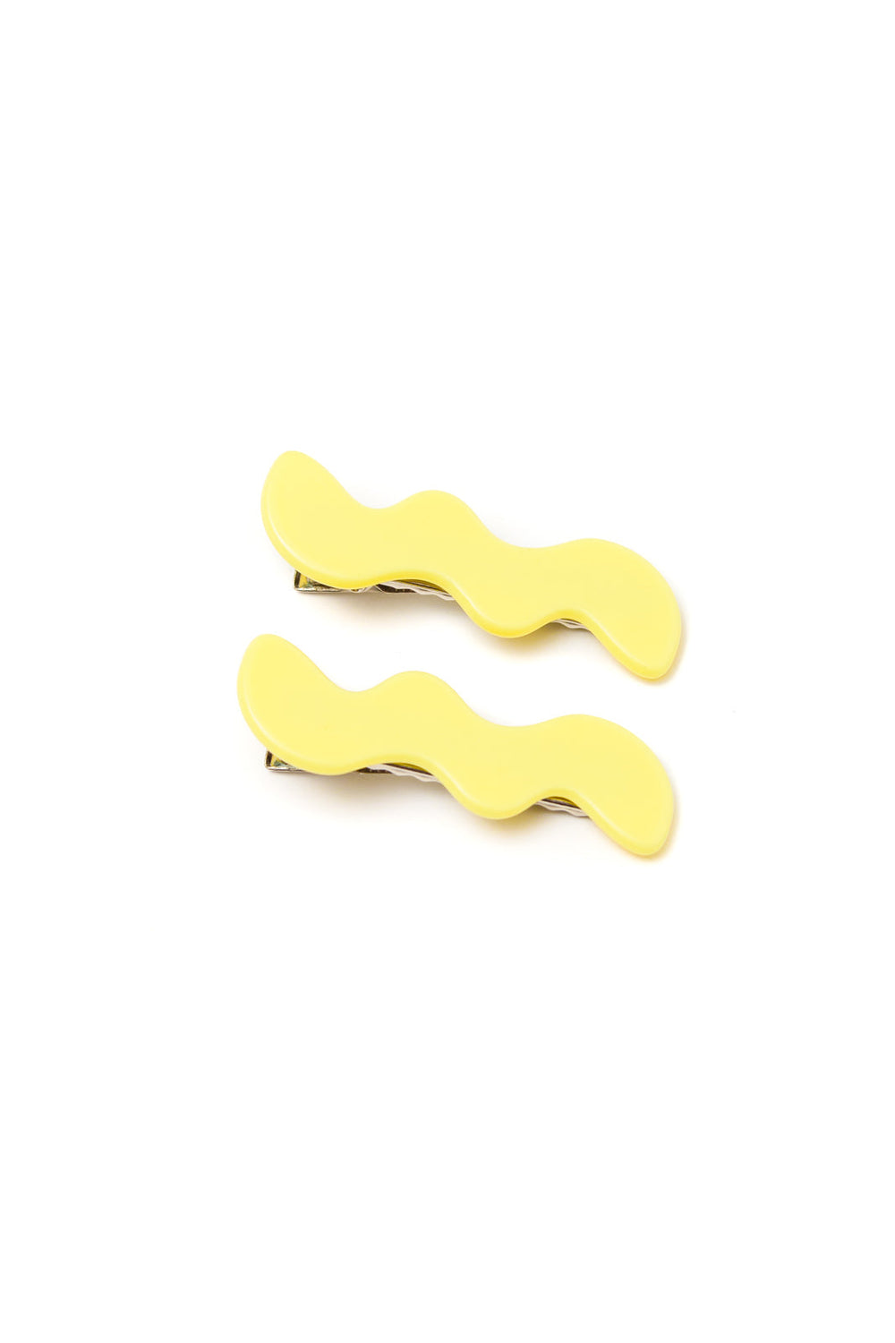 Womens - Wavy Clip Set In Yellow