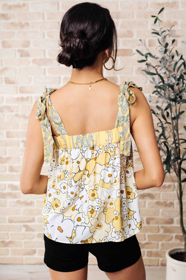 Tops - What's Happening Here Floral Tank