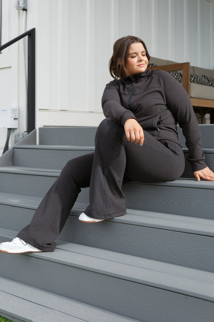 Womens - Where Are You Flared Leggings In Black