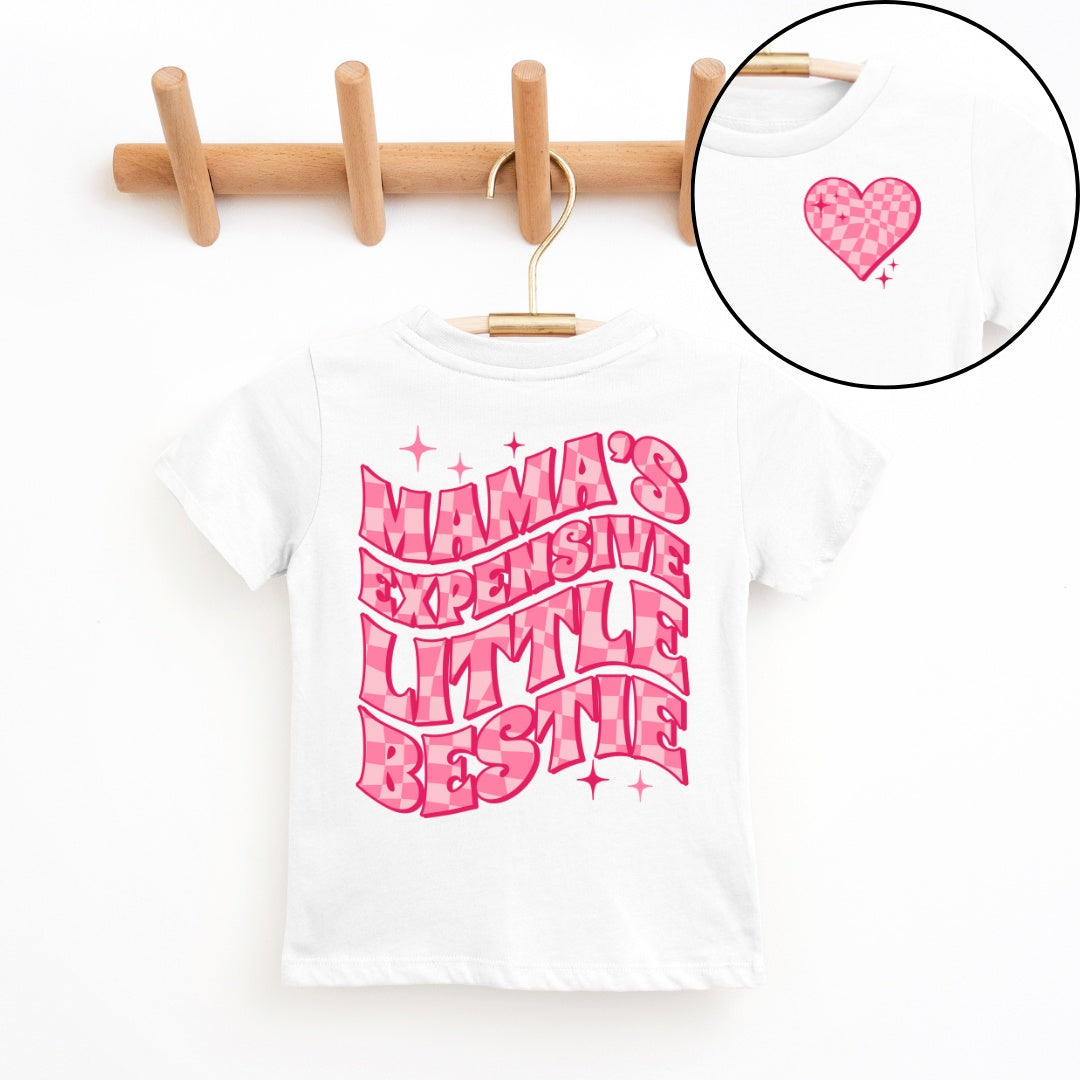 Youth Graphic Tee - Mama's Expensive Little Bestie Youth & Toddler Graphic Tee