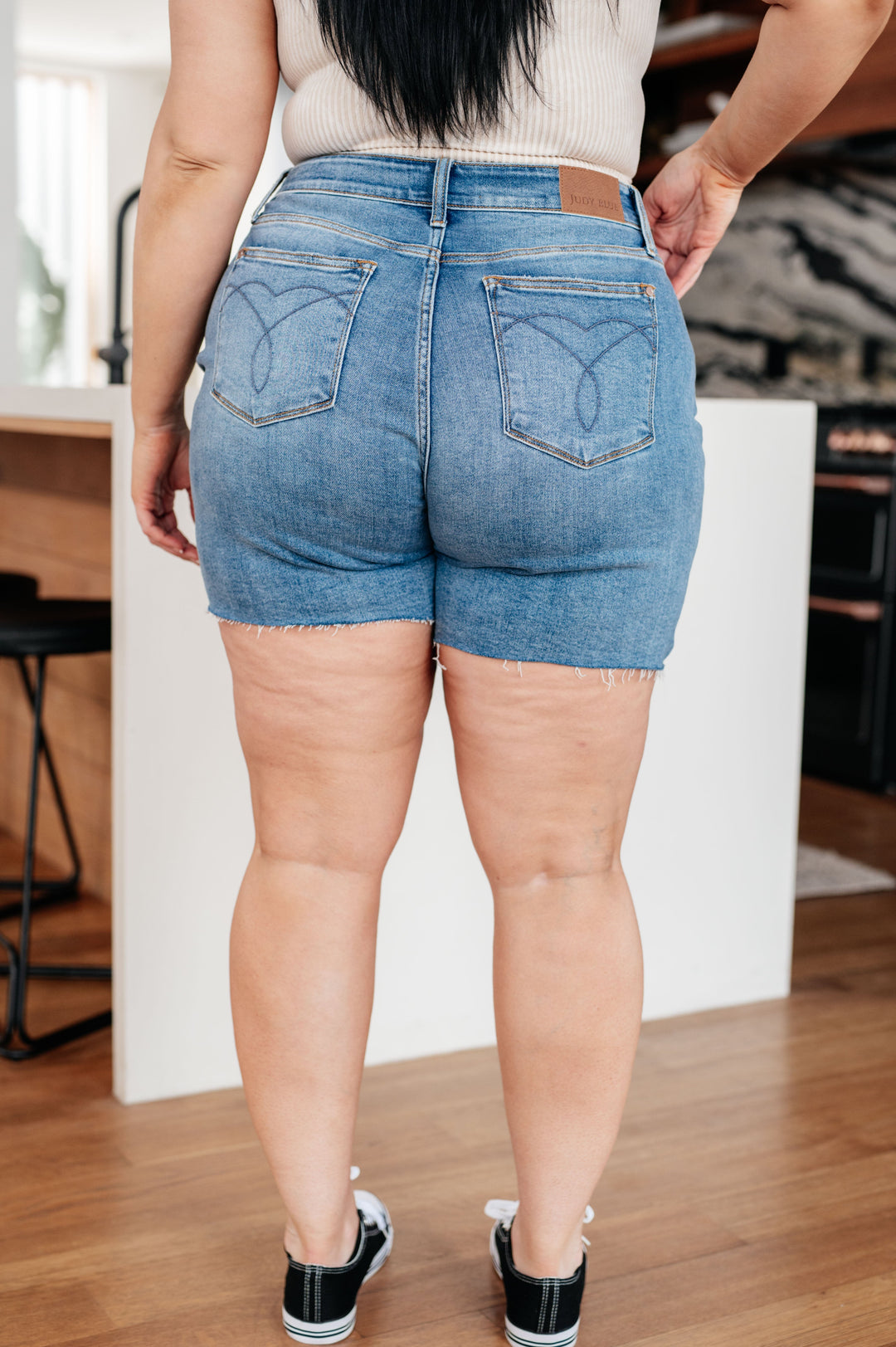 Womens - Willa High Rise Cutoff Shorts